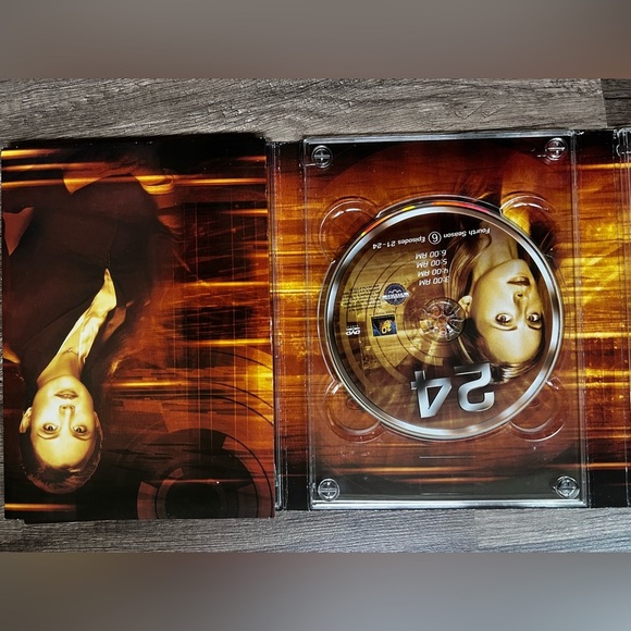 24 - Season 4 (DVD, 2009, 7-Disc Set) Box Set - Picture 4 of 5